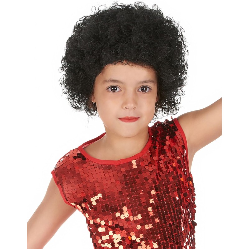 Carnival Toys - Parrucca Ricciolina Nera, 2491