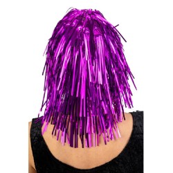 Carnival Toys - Parrucca metallizzata fucsia, 02145