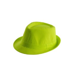 Carnival Toys - Cappello gangster verde fluo in tessuto, 03741