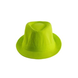 Carnival Toys - Cappello gangster verde fluo in tessuto, 03741