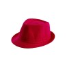 Carnival Toys - Cappello gangster rosa fluo in tessuto, 03742