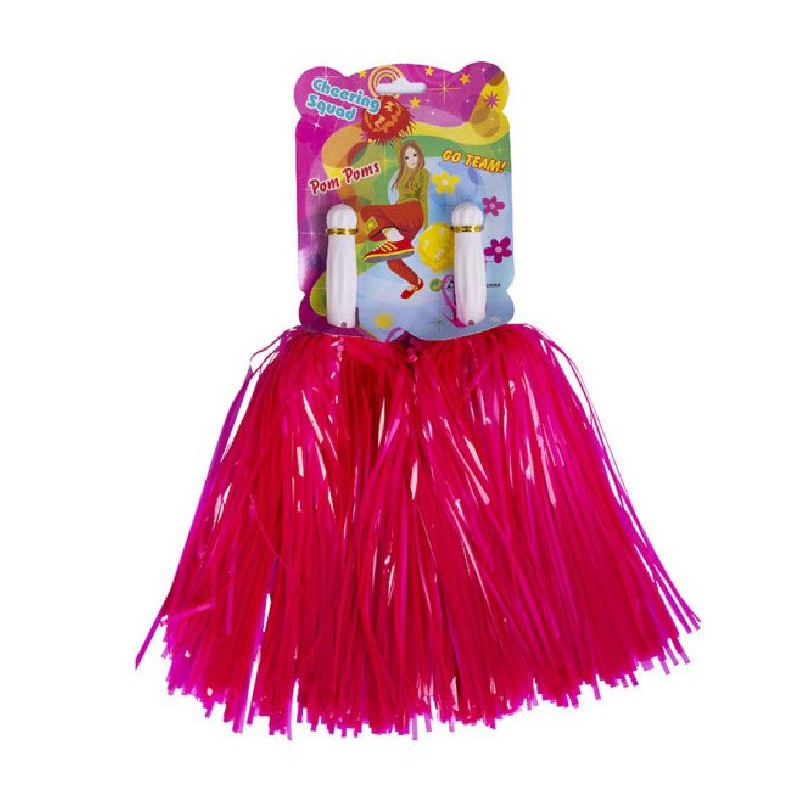 Carnival Toys - 2 pom pon rosa fluo, 04348