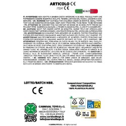 Carnival Toys - Set cuoco bimbo (grembiale l.cm.50 circa, cappello e fazzoletto), 06665