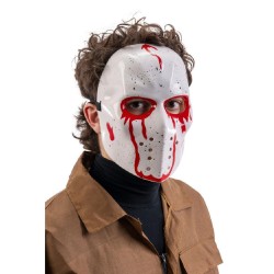 Carnival Toys - Maschera hockey insanguinata in plastica, 10400