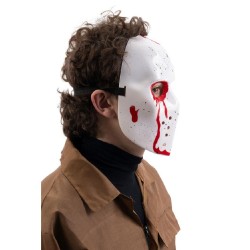 Carnival Toys - Maschera hockey insanguinata in plastica, 10400