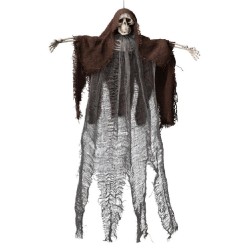 Carnival Toys - Scheletro d appendere con mantello e cappuccio h.cm.60 ca., 19718