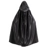 Carnival Toys - Mantello in raso nero con cappuccio l.cm.130 ca., 29223