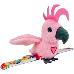 YesToys Happy Cocorito Rosso o Rosa – Peluche parlante interattivo con suoni, canzoni e ali che si muovono – Pappagallo peluche