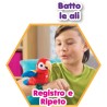 YesToys Happy Cocorito Rosso o Rosa – Peluche parlante interattivo con suoni, canzoni e ali che si muovono – Pappagallo peluche