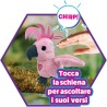 YesToys Happy Cocorito Rosso o Rosa – Peluche parlante interattivo con suoni, canzoni e ali che si muovono – Pappagallo peluche