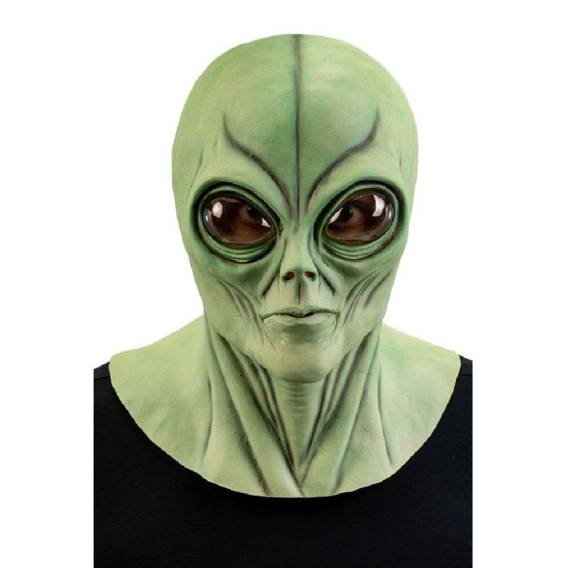 Carnival Toys - Maschera alieno verde in lattice, 01980
