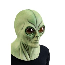 Carnival Toys - Maschera alieno verde in lattice, 01980