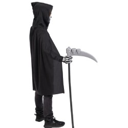 Carnival Toys - Set scheletro bimbo (mantello, maschera, guanti, falce), 03629