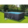 INTEX - PISCINA GRAPHITE GRAY PANEL 400X300X124h RETTANGOLARE 26396
