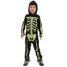 Carnival Toys - Costume Tuta Scheletro Verde Tg. IV, 68722