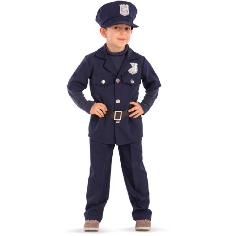 Carnival Toys- Costume Poliziotto Tg.Vi (8-9 Anni), 65919