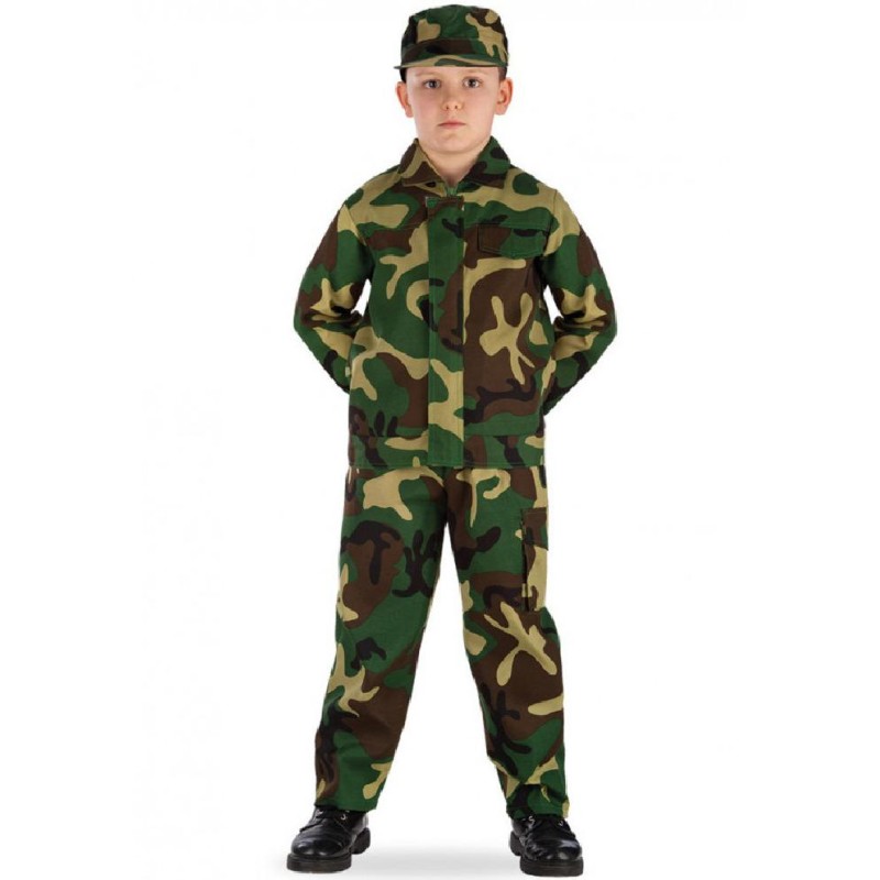 Carnival Toys - Costume militare Tg.V (6/7 anni ca), 68549
