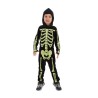 Carnival toys - Costume Tuta Scheletro verde Tg.V (6/7 anni ca), 68723