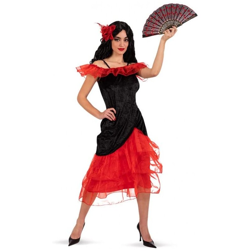 Carnival Toys - Costume spagnolo, per donna (taglia unica: M/L), 82163