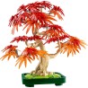 LEGO 10348 Botanicals Bonsai di Acero Rosso Giapponese - Set di Piante Artificiali con Foglie Rosse e Arancio Finte e Vaso Cost