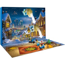 LEGO 60475 City Calendario dell Avvento 2025 per Bambini e Bambine da 5 Anni - Gioco per il Conto alla Rovescia di Natale con 2