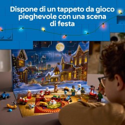 LEGO 60475 City Calendario dell Avvento 2025 per Bambini e Bambine da 5 Anni - Gioco per il Conto alla Rovescia di Natale con 2