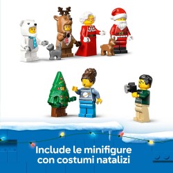 LEGO 60475 City Calendario dell Avvento 2025 per Bambini e Bambine da 5 Anni - Gioco per il Conto alla Rovescia di Natale con 2
