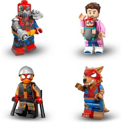 LEGO 71050 Minifigures Spider-Man: Across the Spider-Verse Giocattolo - Scatola con 1 di 12 Personaggi da Collezione Casuali co