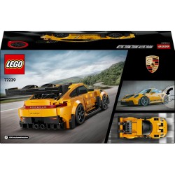LEGO 77239 Speed Champions Super Car Porsche 911 GT3 RS - Modellino di Auto con Minifigure del Pilota - Macchina Giocattolo per