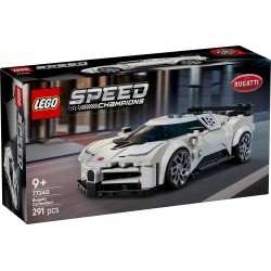 LEGO 77240 Speed Champions Hyper Sports Car Bugatti Centodieci - Modellino di Auto con Minifigure del Pilota - Macchina Giocatt