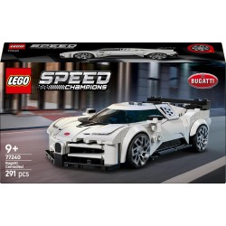 LEGO 77240 Speed Champions Hyper Sports Car Bugatti Centodieci - Modellino di Auto con Minifigure del Pilota - Macchina Giocatt