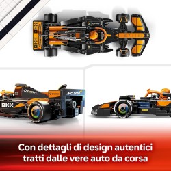 LEGO 77251 Speed Champions Auto da Corsa McLaren F1 Team MCL38 Macchina Giocattolo da Collezione con Minifigure del Pilota