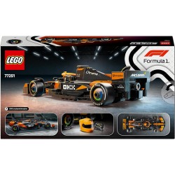 LEGO 77251 Speed Champions Auto da Corsa McLaren F1 Team MCL38 Macchina Giocattolo da Collezione con Minifigure del Pilota