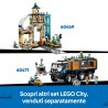 LEGO 60470 City Treno Espresso Artico degli Esploratori - Treno Giocattolo Telecomandato con Spazzaneve, Gru, 22 Binari, 6 Mini
