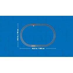 LEGO 60470 City Treno Espresso Artico degli Esploratori - Treno Giocattolo Telecomandato con Spazzaneve, Gru, 22 Binari, 6 Mini