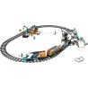 LEGO 60470 City Treno Espresso Artico degli Esploratori - Treno Giocattolo Telecomandato con Spazzaneve, Gru, 22 Binari, 6 Mini