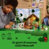 LEGO 21280 Minecraft Calendario dell Avvento 2025 - Gioco per il Conto alla Rovescia di Natale con 24 Sorprese come Minifigure 