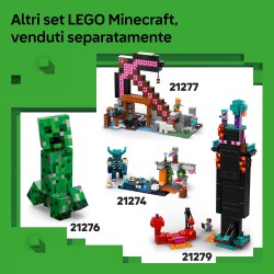 LEGO 21280 Minecraft Calendario dell Avvento 2025 - Gioco per il Conto alla Rovescia di Natale con 24 Sorprese come Minifigure 