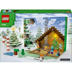 LEGO 21280 Minecraft Calendario dell Avvento 2025 - Gioco per il Conto alla Rovescia di Natale con 24 Sorprese come Minifigure 