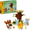 LEGO 40709 Parco Giochi degli Animali, Gioco Creativo da Costruire con Uccello, Scoiattolo Giocattolo, Casa sull’Albero e Acces