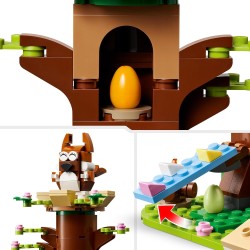 LEGO 40709 Parco Giochi degli Animali, Gioco Creativo da Costruire con Uccello, Scoiattolo Giocattolo, Casa sull’Albero e Acces