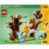 LEGO 40709 Parco Giochi degli Animali, Gioco Creativo da Costruire con Uccello, Scoiattolo Giocattolo, Casa sull’Albero e Acces
