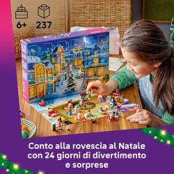LEGO 42668 Friends Calendario dell Avvento 2025 - Giocattoli per il Conto alla Rovescia di Natale con 24 Sorprese, tra cui 5 Mi