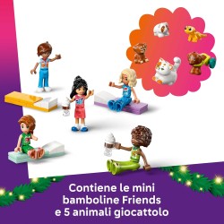LEGO 42668 Friends Calendario dell Avvento 2025 - Giocattoli per il Conto alla Rovescia di Natale con 24 Sorprese, tra cui 5 Mi