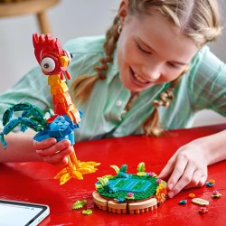 LEGO 43272 ǀ Disney Oceania 2 Heihei Giocattolo da Costruire - Gioco con Animale da Esposizione con Supporto, Testa Girevole, A