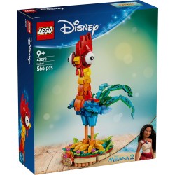LEGO 43272 ǀ Disney Oceania 2 Heihei Giocattolo da Costruire - Gioco con Animale da Esposizione con Supporto, Testa Girevole, A
