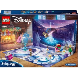 LEGO 43273 | Disney Frozen Calendario dell Avvento 2025 - Gioco da Principessa da Costruire - 24 Sorprese Natalizie come le Min