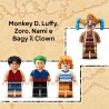 LEGO 75637 ONE PIECE La Tenda del Circo di Bagy il Clown - Giocattolo Interattivo con 4 Minifigure tra cui Luffy, Nami e Zoro, 