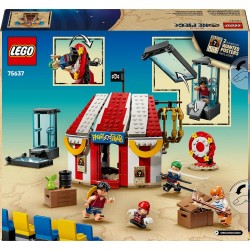 LEGO 75637 ONE PIECE La Tenda del Circo di Bagy il Clown - Giocattolo Interattivo con 4 Minifigure tra cui Luffy, Nami e Zoro, 