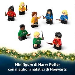 LEGO 76456 Harry Potter Calendario dell Avvento 2025 - Gioco per il Conto alla Rovescia di Natale con 24 Sorprese tra cui 8 Min